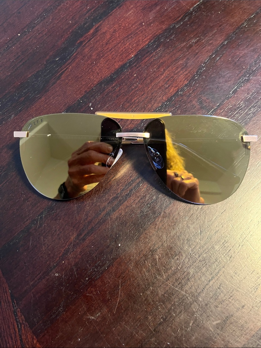 Tahoe Diff Aviator Sunglasses - Olive/Gold